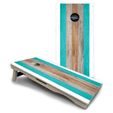 Beach Stripe Cornhole Boards – Pro Lite or Pro Elite