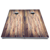 Barnwood Planks Cornhole Boards - All Weather Series