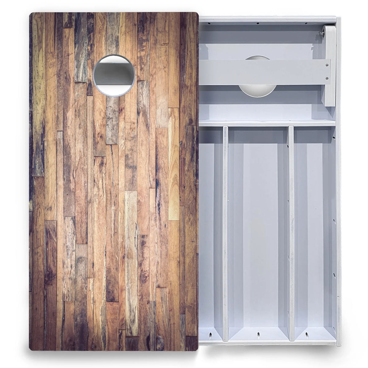 Barnwood Planks Cornhole Boards - All Weather Series