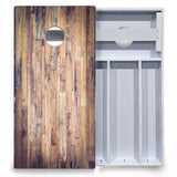 Barnwood Planks Cornhole Boards - All Weather Series