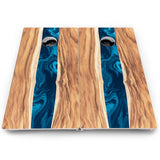 Live Edge River Cornhole Boards – Pro Lite or Pro Elite