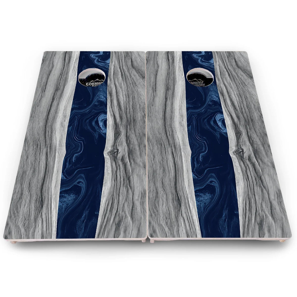 Live Edge River Cornhole Boards – Pro Lite or Pro Elite