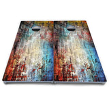 Colorful Brick Cornhole Boards - All Weather Series