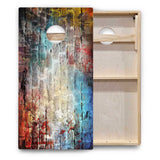 Patterned Background Cornhole Boards - Backyard Series