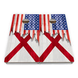 State Flag Cornhole Boards – AL–GA – Tournament Series