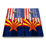 State Flag Cornhole Boards – AL–GA – Tournament Series