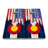State Flag Cornhole Boards – AL–GA – Tournament Series