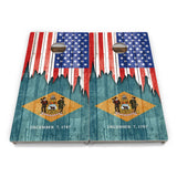 State Flag Cornhole Boards – AL–GA – Tournament Series