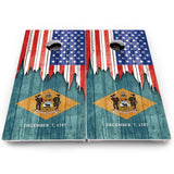 State Flag Cornhole Boards – AL to GA – Pro Lite or Pro Elite