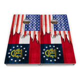 State Flag Cornhole Boards – AL–GA – Tournament Series