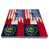 State Flag Designs Alabama to Georgia Cornhole Boards - All Weather Series