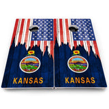 State Flag Cornhole Boards – HI to MD – Pro Lite or Pro Elite