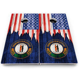 State Flag Cornhole Boards – HI to MD – Pro Lite or Pro Elite