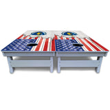State Flag Designs Massachusetts to New Jersey Cornhole Boards - All Weather Series