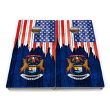 State Flag Cornhole Boards – MA–NJ – Tournament Series