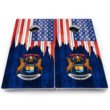 State Flag Cornhole Boards – MA to NJ – Pro Lite or Pro Elite