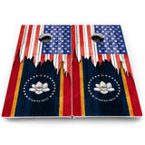State Flag Cornhole Boards – MA to NJ – Pro Lite or Pro Elite