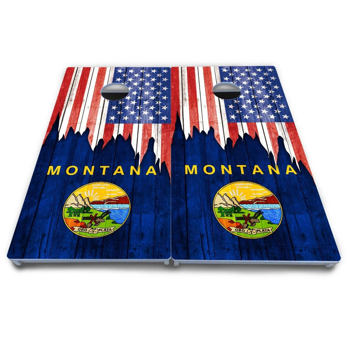 State Flag Designs Massachusetts to New Jersey Cornhole Boards - All Weather Series