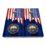 State Flag Cornhole Boards – MA–NJ – Tournament Series