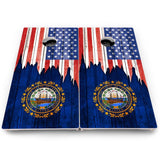 State Flag Cornhole Boards – MA to NJ – Pro Lite or Pro Elite