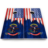 State Flag Cornhole Boards – NM to SC – Pro Lite or Pro Elite