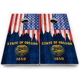 State Flag Cornhole Boards – NM to SC – Pro Lite or Pro Elite