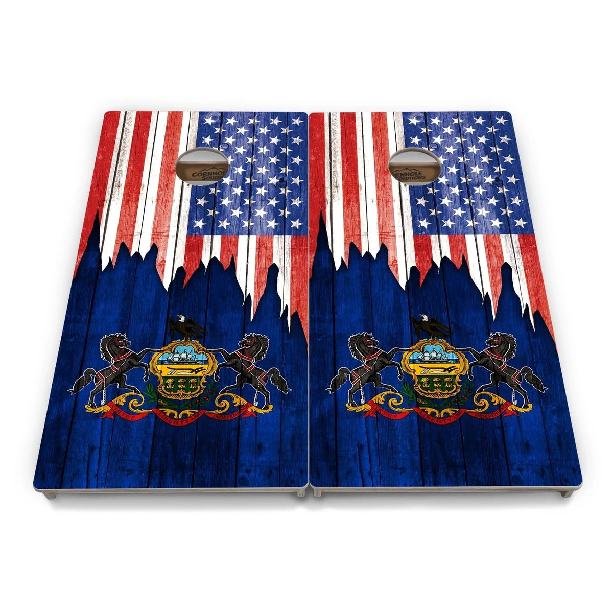 State Flag Cornhole Boards – NM–SC – Tournament Series