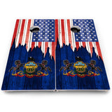 State Flag Cornhole Boards – NM to SC – Pro Lite or Pro Elite