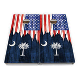 State Flag Cornhole Boards – NM–SC – Tournament Series