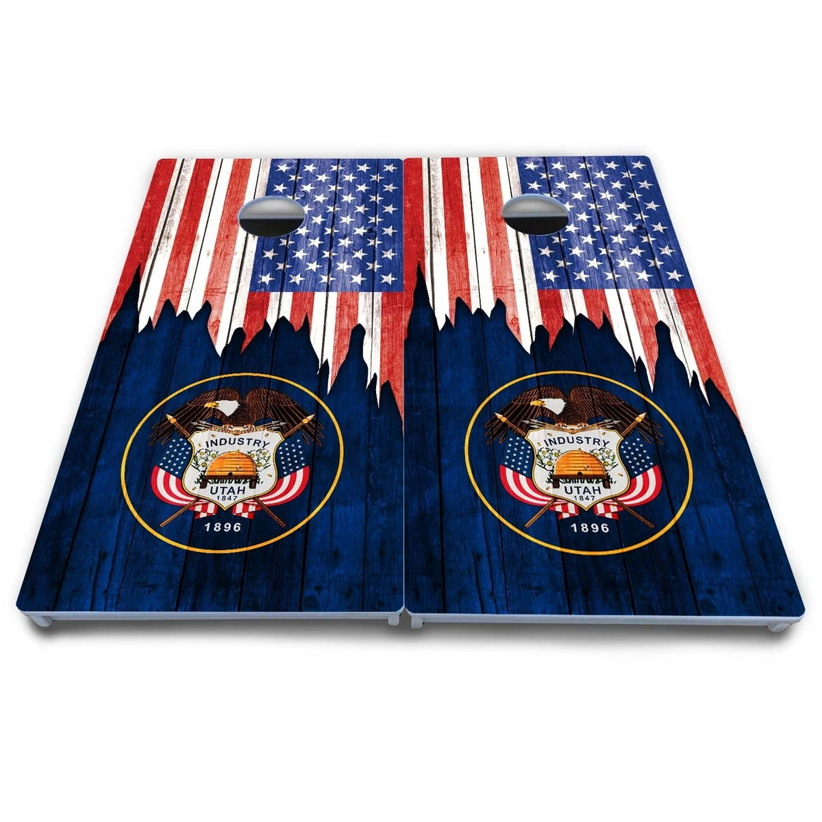 State Flag Designs South Dakota to Wyoming Cornhole Boards - All Weather Series