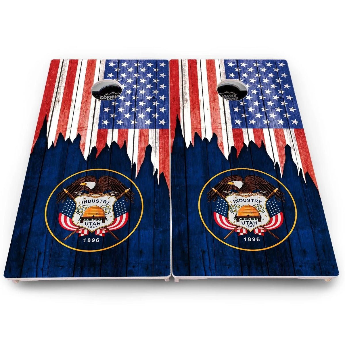 State Flag Cornhole Boards – SD to WY – Pro Lite or Pro Elite