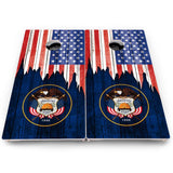 State Flag Cornhole Boards – SD to WY – Pro Lite or Pro Elite