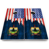 State Flag Cornhole Boards – SD to WY – Pro Lite or Pro Elite