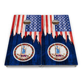State Flag Cornhole Boards – SD–WY – Tournament Series