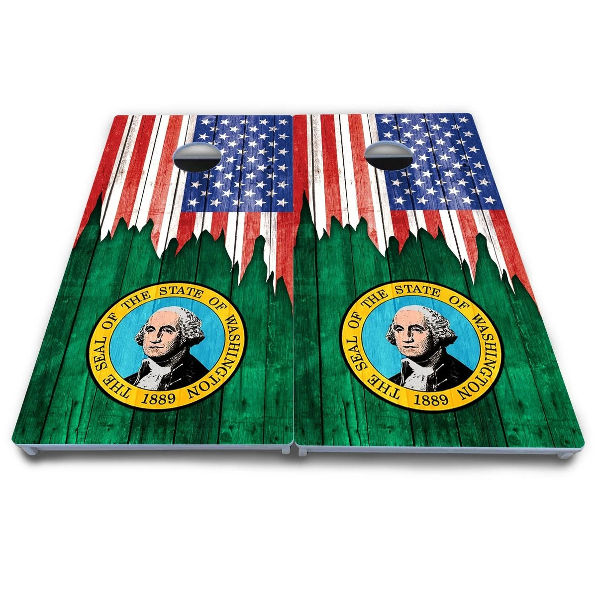 State Flag Designs South Dakota to Wyoming Cornhole Boards - All Weather Series