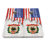 State Flag Cornhole Boards – SD–WY – Tournament Series