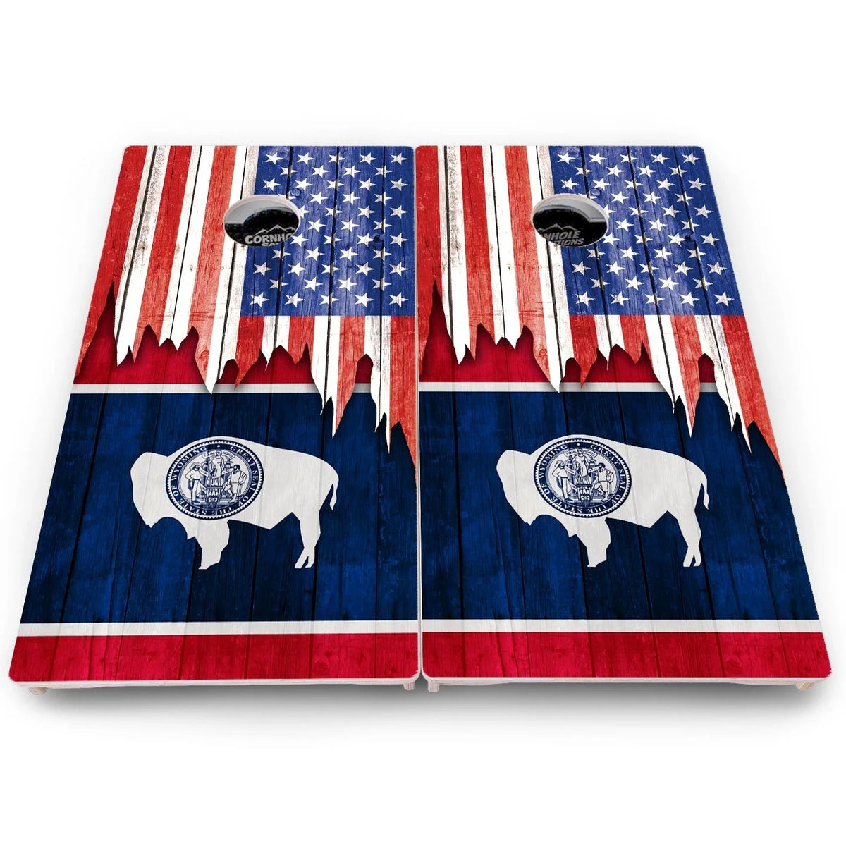 State Flag Cornhole Boards – SD to WY – Pro Lite or Pro Elite