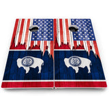 State Flag Cornhole Boards – SD to WY – Pro Lite or Pro Elite