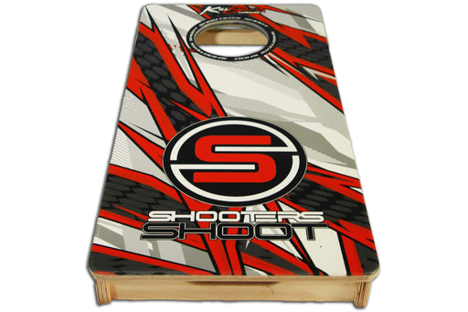 Board Redline Killshots Cornhole Direct-Printed Portable Vacation Cornhole Board