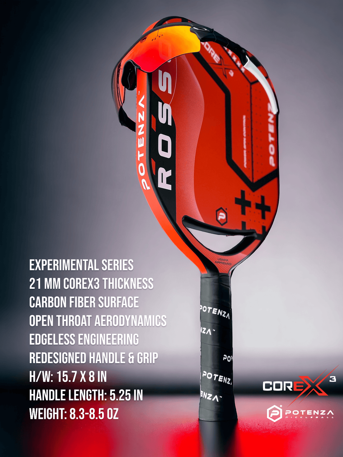 PRO Paddles ROSSO+ COREx3