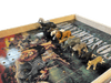 Horse Race Game Safari Theme -  Jumbo Horse Game with Integrated Chip Pot Big Buck Derby Themed/ Hunting Themed Games/ Deer Themed Horse Racing/ Large Party Games/ Camping