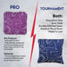 Blue Pink Purple Tech Cornhole Bags