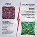 Green Purple Tech Fusion Cornhole Bags