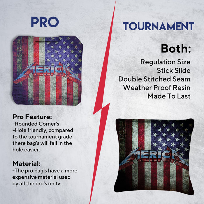 America Flag Cornhole Bags