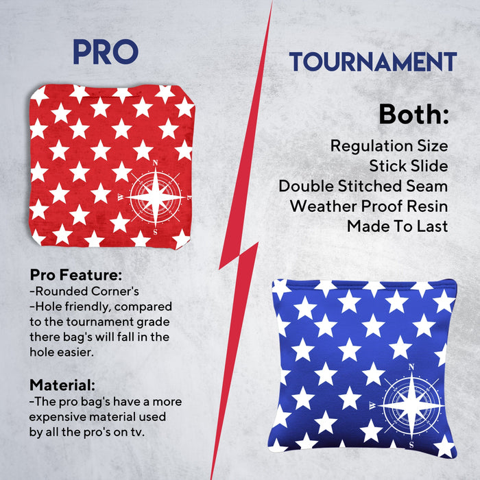 Compass Star Cornhole Bags