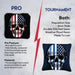 Soldier Flag Skull Cornhole Bags