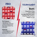Red Blue Fish Cornhole Bags