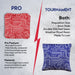 Red Blue Tech Cornhole Bags
