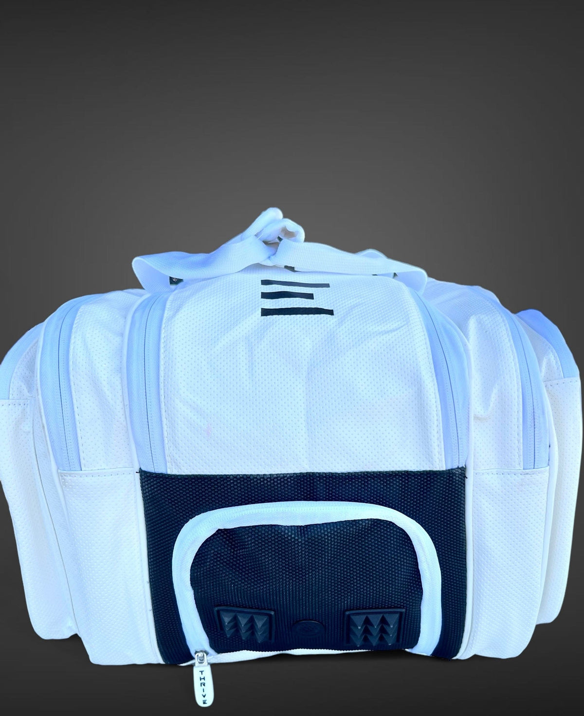 Pickleball Bag White Elite Pro Tour Bag w/shoe bag - WHITE