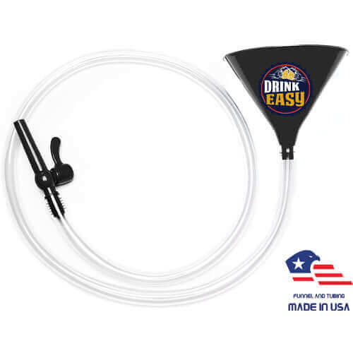 Social Distancing Beer Funnel with Valve - 6 ft.
